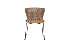 WINGS CHAIR NATUR POLY RATTAN OUTDOOR - CHAIRS, STOOLS